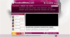 Desktop Screenshot of londresbilhetes.com